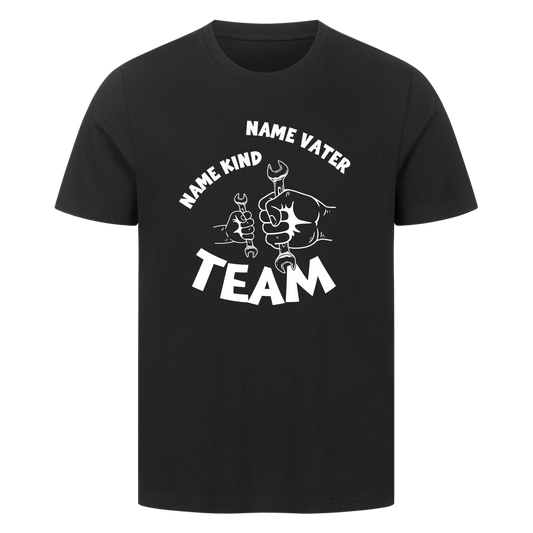 Team Papa und Kind personalisiertes Design