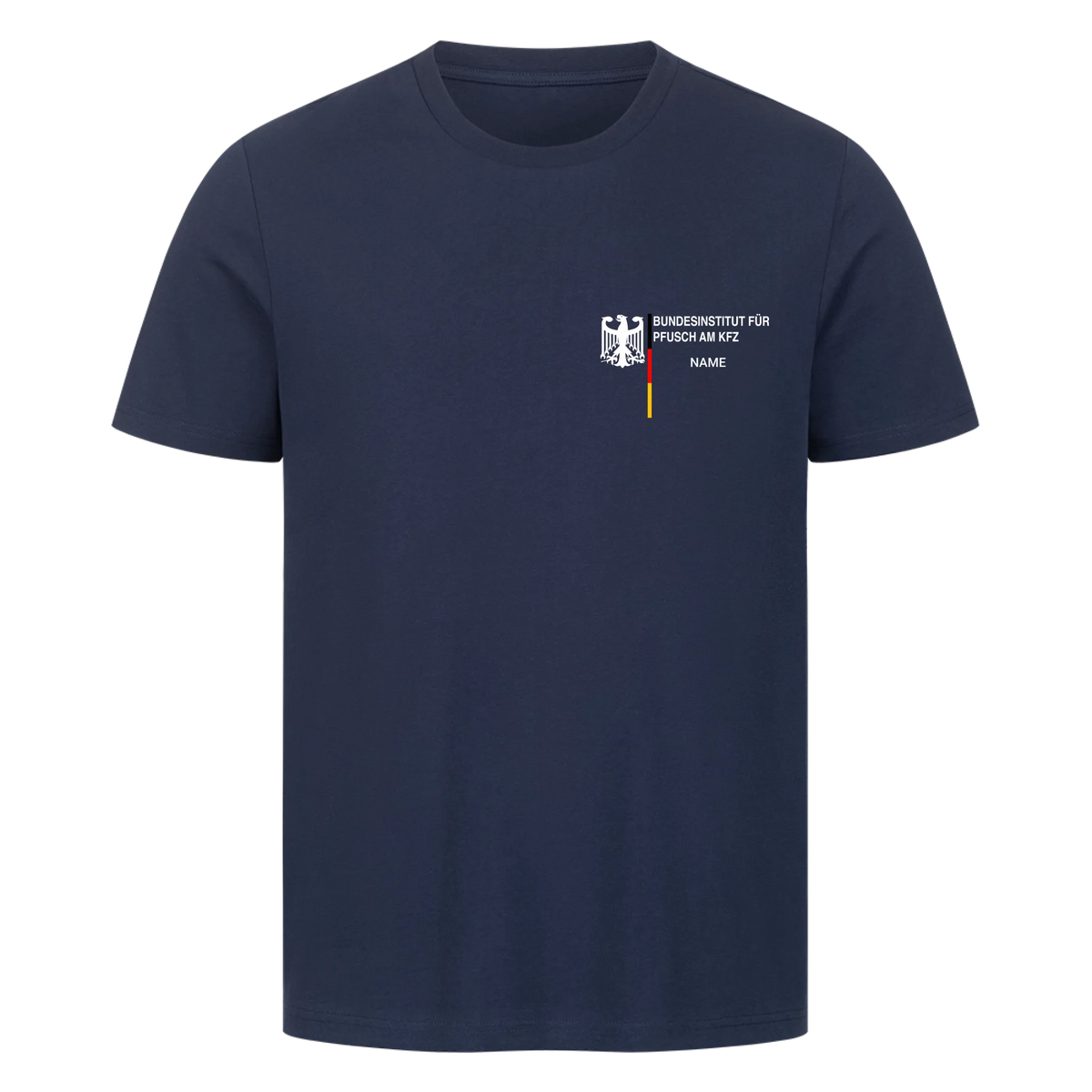Bundesinstitut KFZ personalisiertes Design Brustdruck