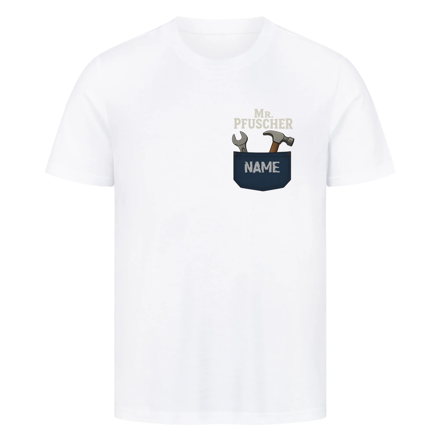 MR.PFUSCHER personalisiertes Design Brustdruck