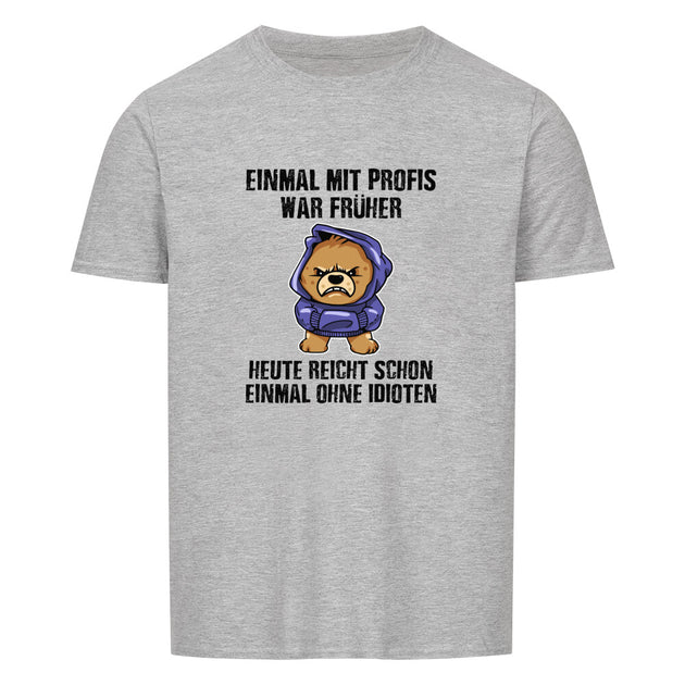Tazza Da Caffè Con Frase Divertente Tedesca - 'Einmal Mit Profis...' - 330 Ml, Ceramica Di Qualità, Stampata Su Entrambi I Lati - Regalo Per Colleghi E Capo Ufficio